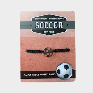 Men&#39;s and Boys&#39; Soccer Bracelet - Soccer Gift for Him - Hypoallergenic and Tarnish Resistant