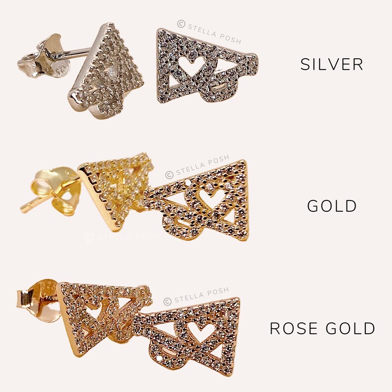 Tiny Cheer Megaphone Earrings / Cheer Holiday Gifts / Cheer Etsy