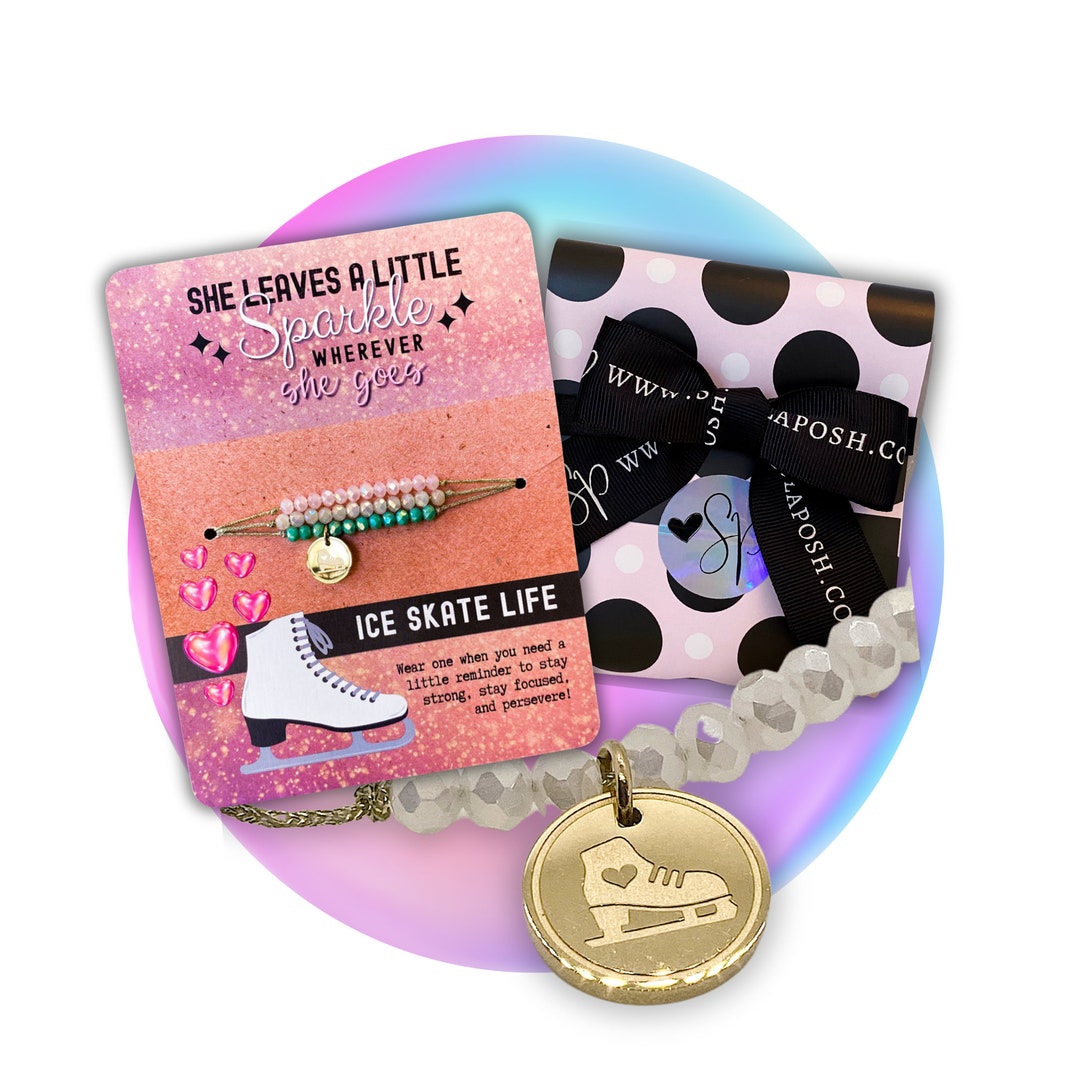 Ice Skate Gift / Gift for Figure Skater / Ice Hockey Girl Gift Etsy