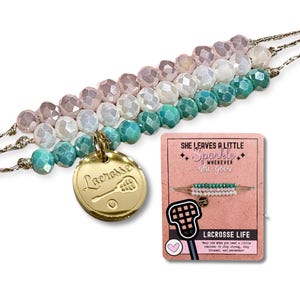 Lacrosse Bracelet - Gift for Lacrosse Player | Hypoallergenic and Tarnish Resistant