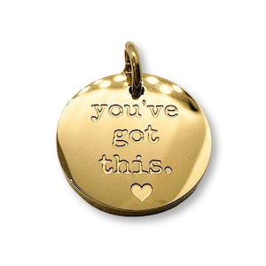 Tienes este amuleto: amuletos únicos para hacer joyas: tienes este colgante inspirador y significativo
