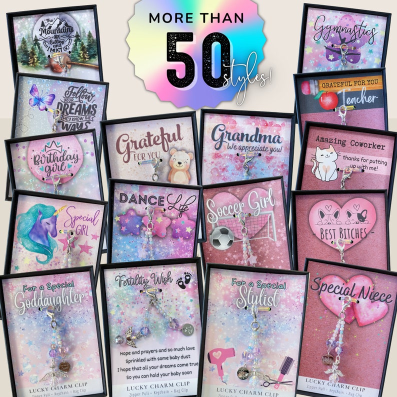 Lacrosse Keychain or Bag Clip Girl's Lacrosse Team Gifts Etsy