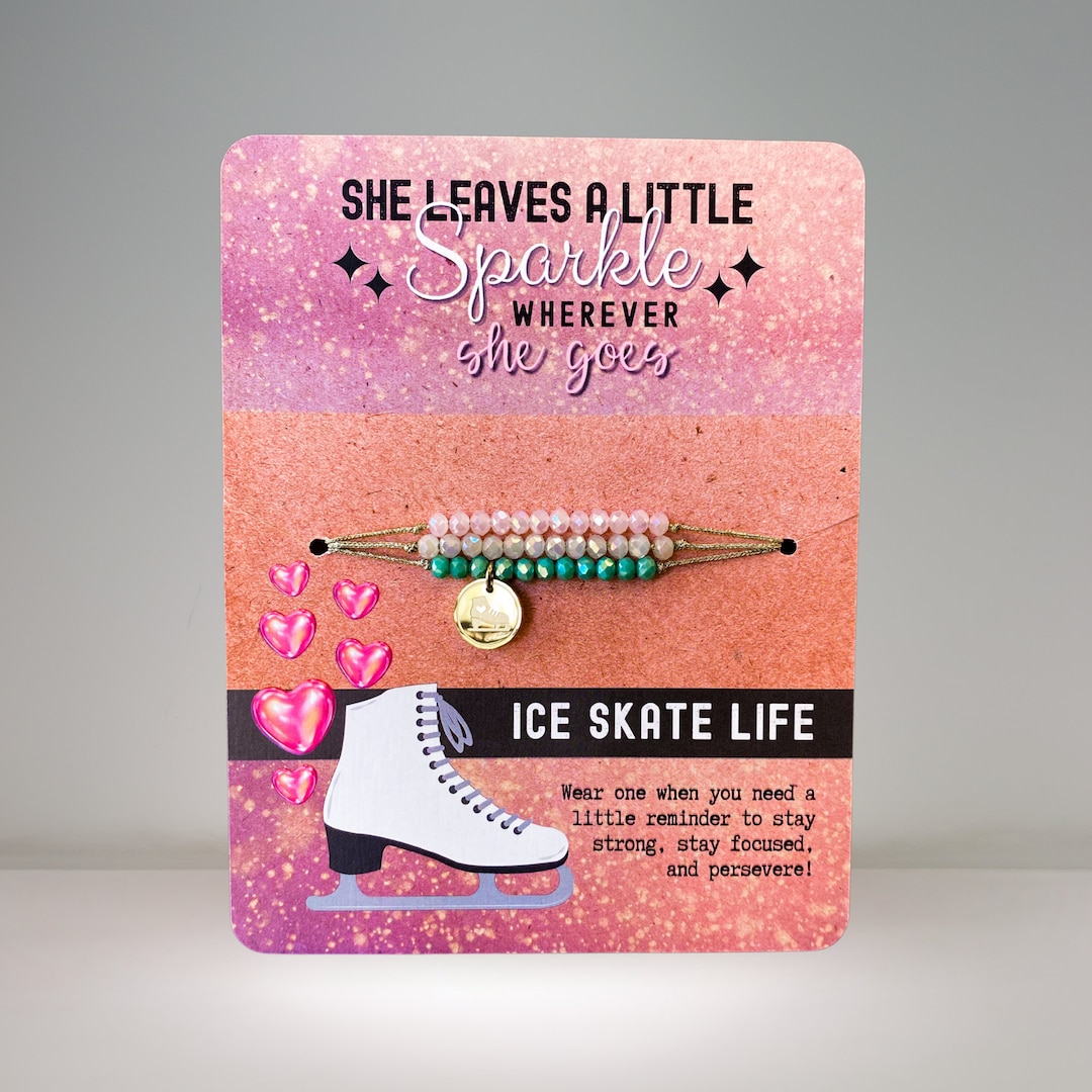 Ice Skate Gift / Gift for Figure Skater / Ice Hockey Girl Gift Etsy