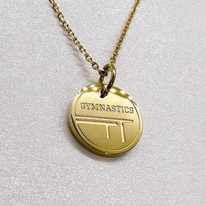 Turnketting | Aangepast cadeau voor banket turnster: hypoallergeen, aanslagbestendig