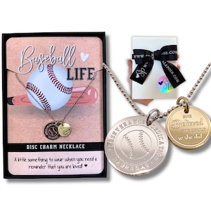 Baseball Necklace for Her - Baseball Mom Gift - .925 Sterling Silver Hypoallergenic and Tarnish-Resistant