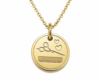 Scissor Shear Necklace - Gift for Hairstylist, Hypoallergenic and Tarnish Resistant