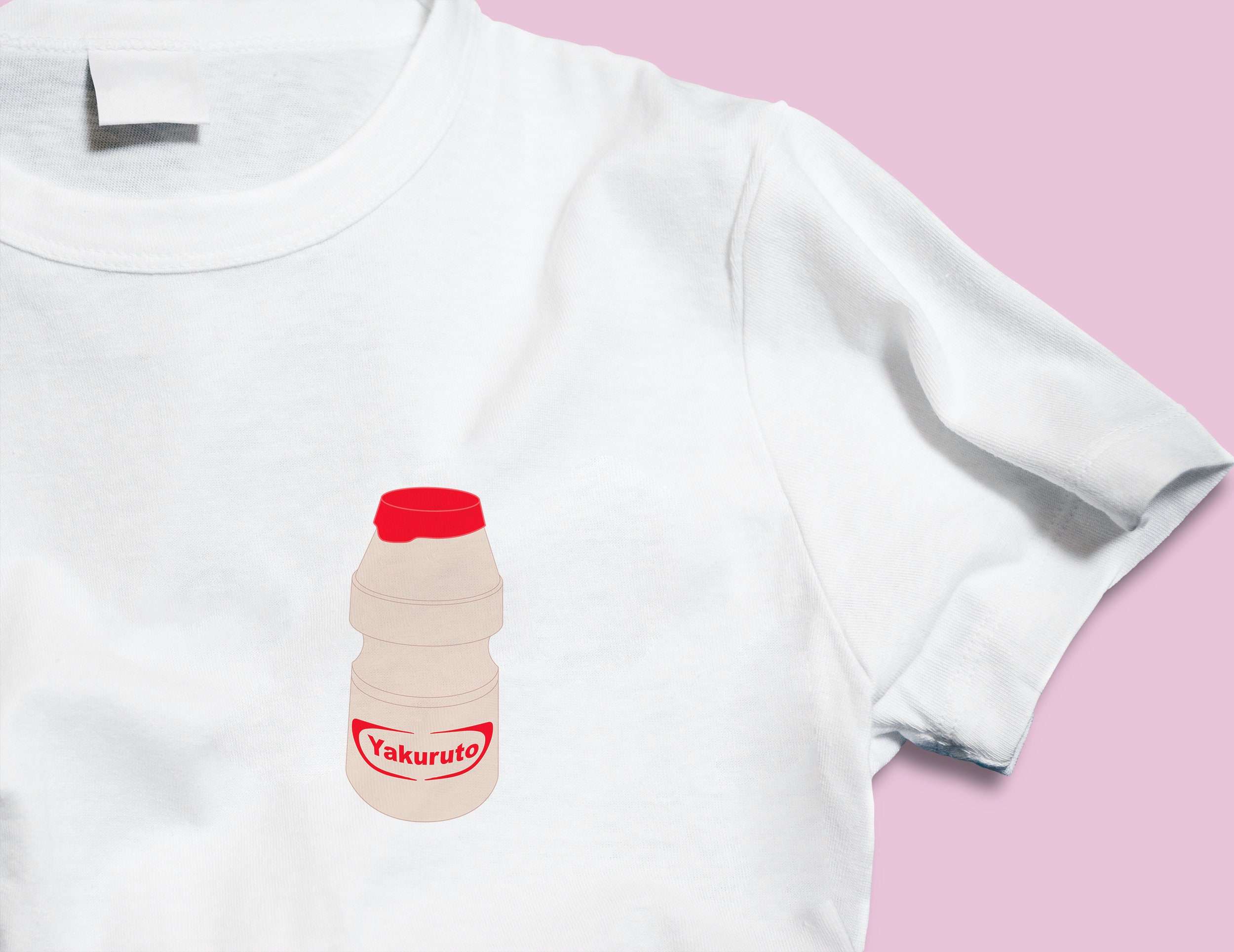 Yakult Cute Pocket T Shirt Foodie Gift Kawaii Clothing - Etsy Canada
