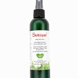 Skitopel 4oz All-Natural Mint Insect Repellent