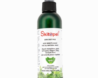 Skitopel 4oz All-Natural Mint Insect Repellent