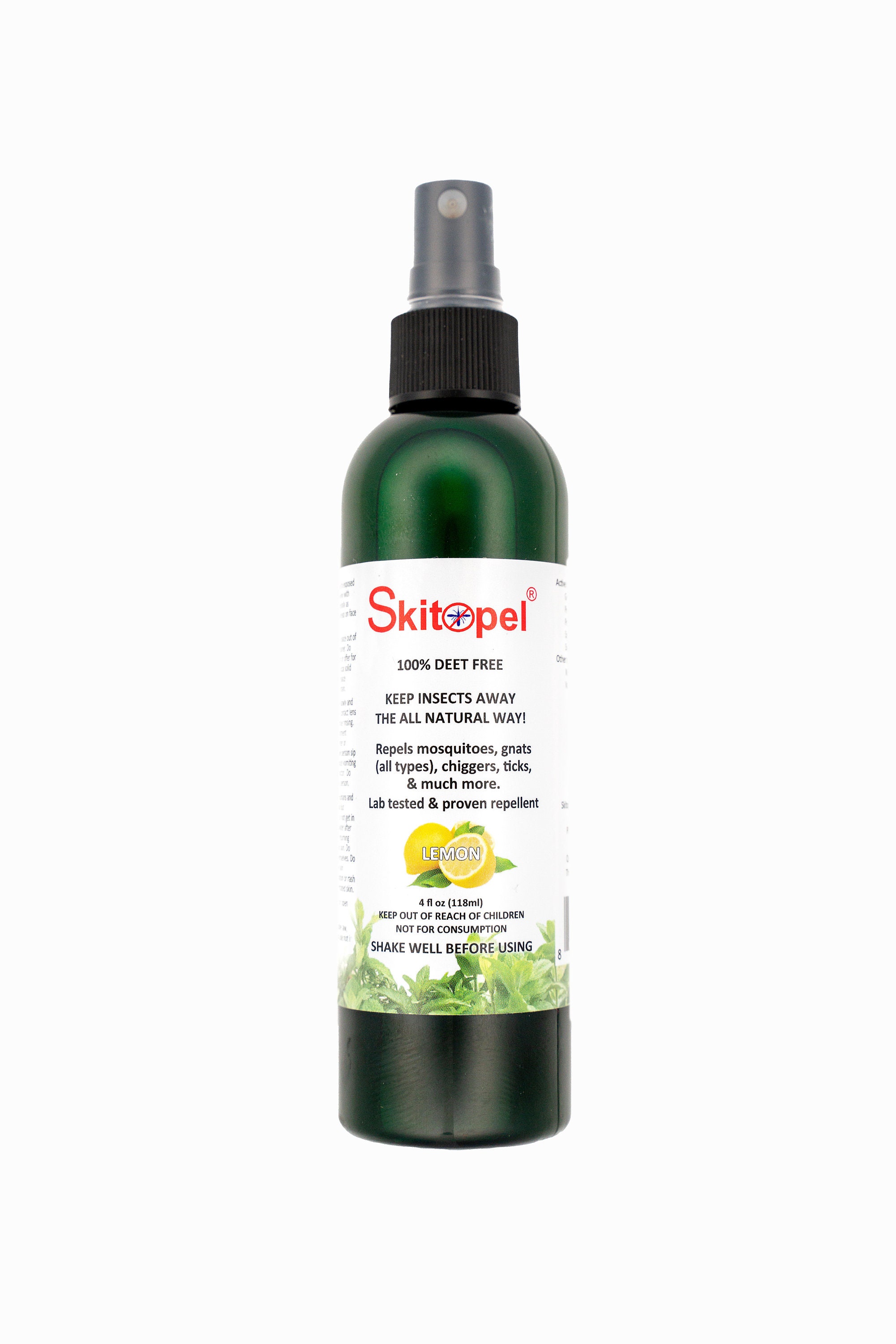 Skitopel 4oz All-Natural Lemon Insect Repellent