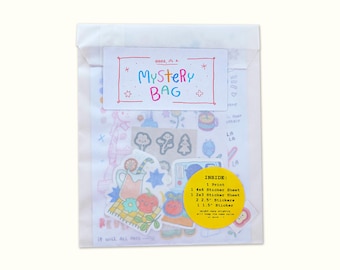 Mystery Bag Oopsie Bag Blind Bag Mystery Sticker Pack Mystery Box Blind Box Mystery Planner Sticker Mystery Sticker Bag Oops Stickers