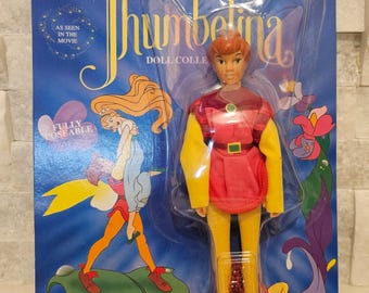 Vintage 1993 Thumbelina Blue Box Prince Cornelius Doll Hans Christian Andersen's