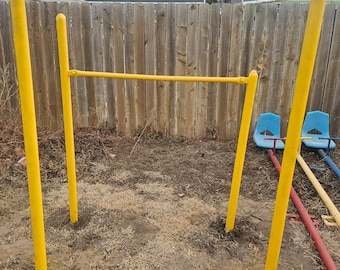 Vintage Pull Up Bars School Playground Equipment
