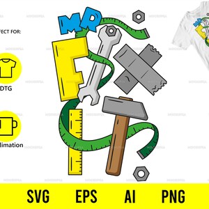 Mr. Fix It svg, Best Dad Ever Svg, Dad SVG, Dad Life SVG, Father&#39;s Day SVG, New Dad Svg, Dad Clipart, Dad Vector