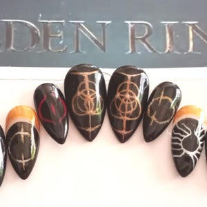 Elden Ring Luxury Press On Nails