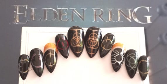 Elden Ring Luxury Press On Nails