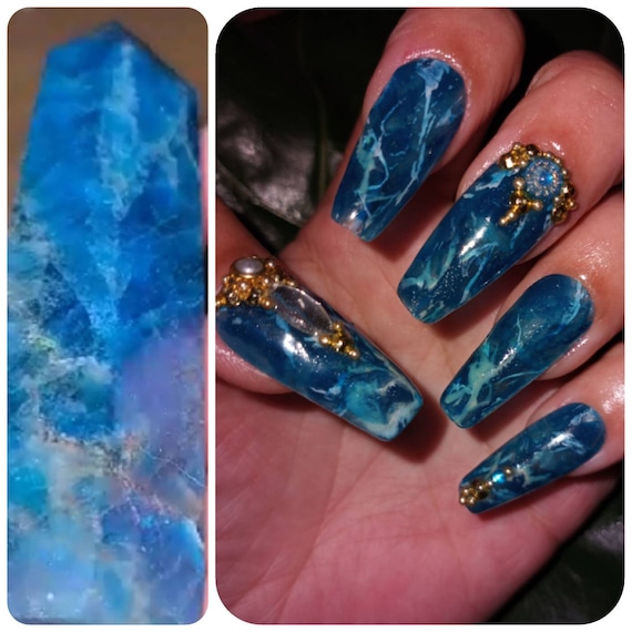 Crystal acrylic nails online