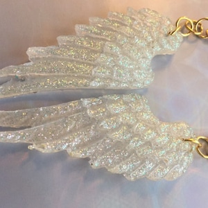 Angel wings earrings gardian angel wings