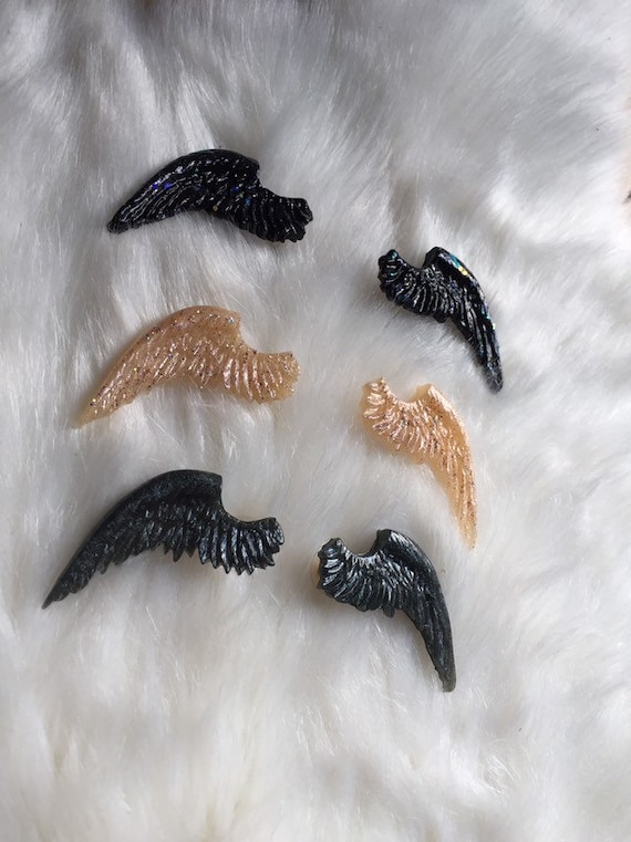 Wing earrings ,crow wings, raven wings, sparrow wings ,angel wing earrings, gothic wing earrings