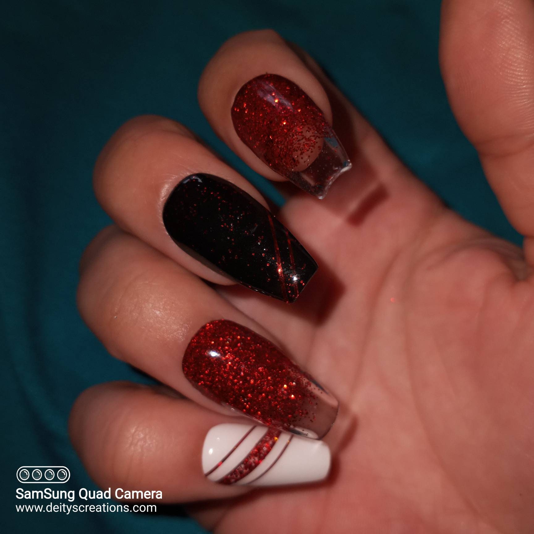 23 Red and Black Nails to Copy in 2021 - StayGlam