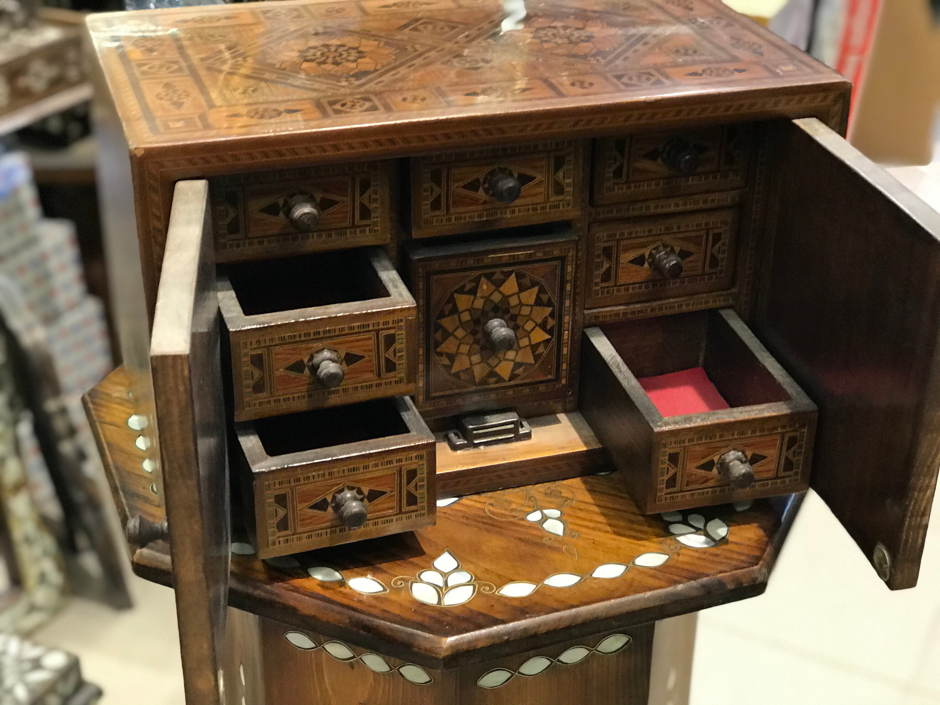 Wardrobe Wooden Inlaid Box Jewellery Boxes Inlaid Wooden Etsy