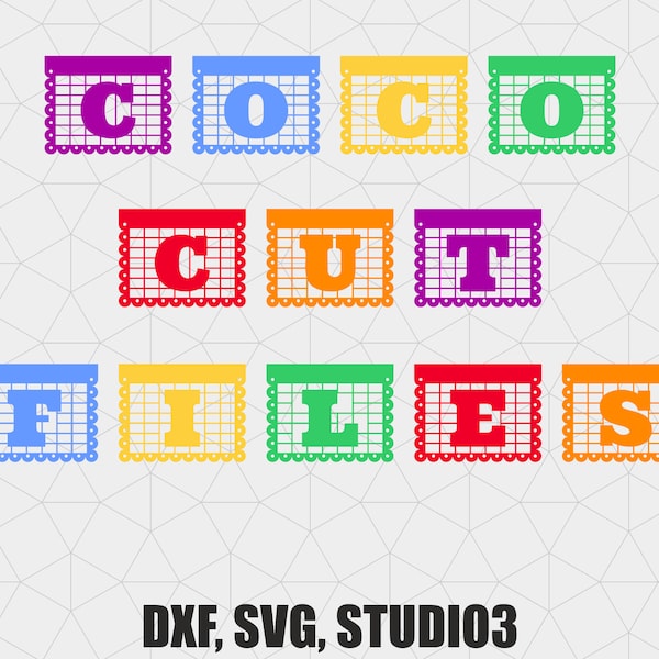 Coco Cut Files, Banners, Coco svg, Disney svg, Coco movie, Dia de muertos, Coco Disney, Cricut, Silhouette