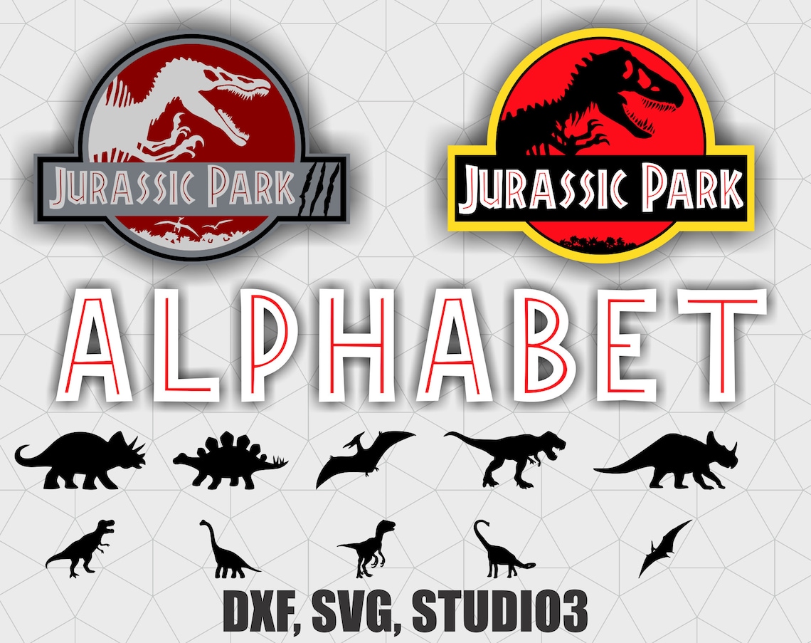Jurassic park alphabet numeros y letras y simbolos crea tu Etsy México Jurassic park alphabet numeros y letras y simbolos crea tu Etsy México