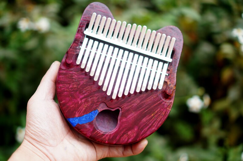 Handwork Hard wood Kalimba African traditional musical Etsy