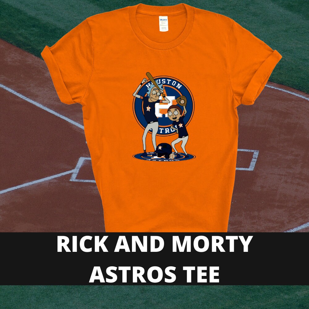 Houston Baseball Tee Rick and Morty 