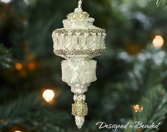 Icicle ~ an Icing Christmas decoration Ornament PDF Tutorial