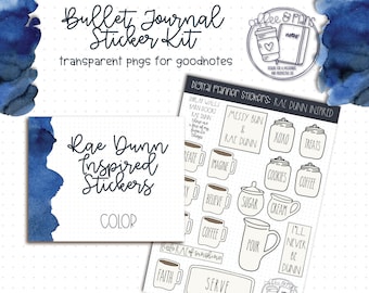 Digital Stickers | Rae Dunn Inspired - Black Diamond Stickers for Digital  Planners