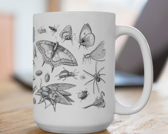 Insekten Tasse: Entomologen Kaffee Tasse - Käfer Geschenk (15 oz)