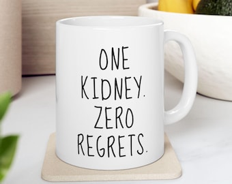 Taza divertida para donantes de riñón – Regalo para donantes de órganos, Humor médico