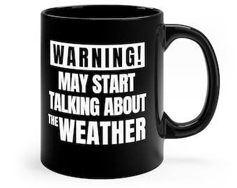 Taza del tiempo: Regalo divertido para meteorólogo, para que empieces a hablar del tiempo.