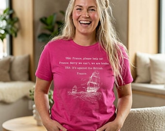 Camiseta divertida de historiador: cita de EE. UU. y Francia