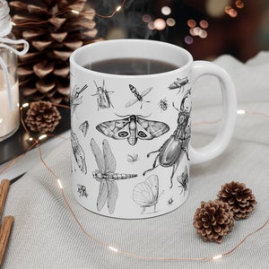 Insect Mug - Bug Mug - Cool Coffee and Insects Mug