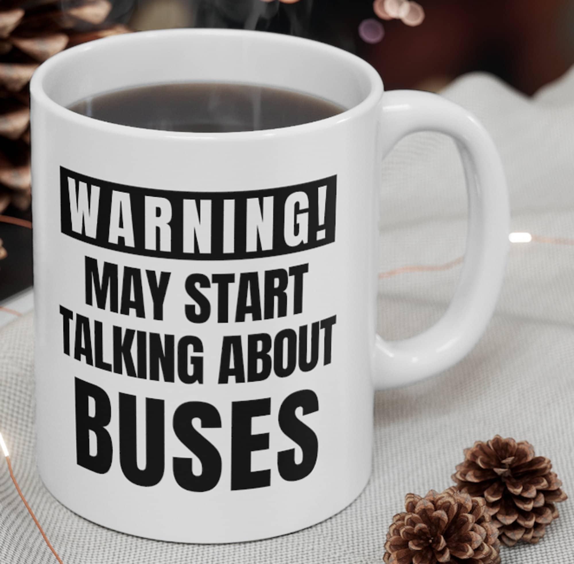 Gifts for Bus Drivers, Bus Mug, Novelty Bus Gifts, Funny Bus Mugs, Buses, Bus Driver Appreciation, Gifts for Bus Lovers,