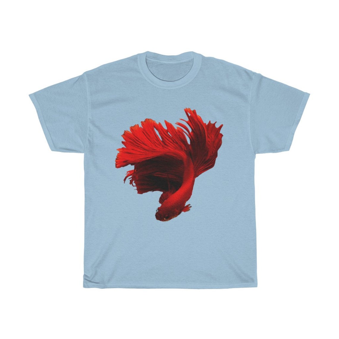 Betta Fish Shirt Red Betta Shirt Betta Tshirt Betta Fish Etsy
