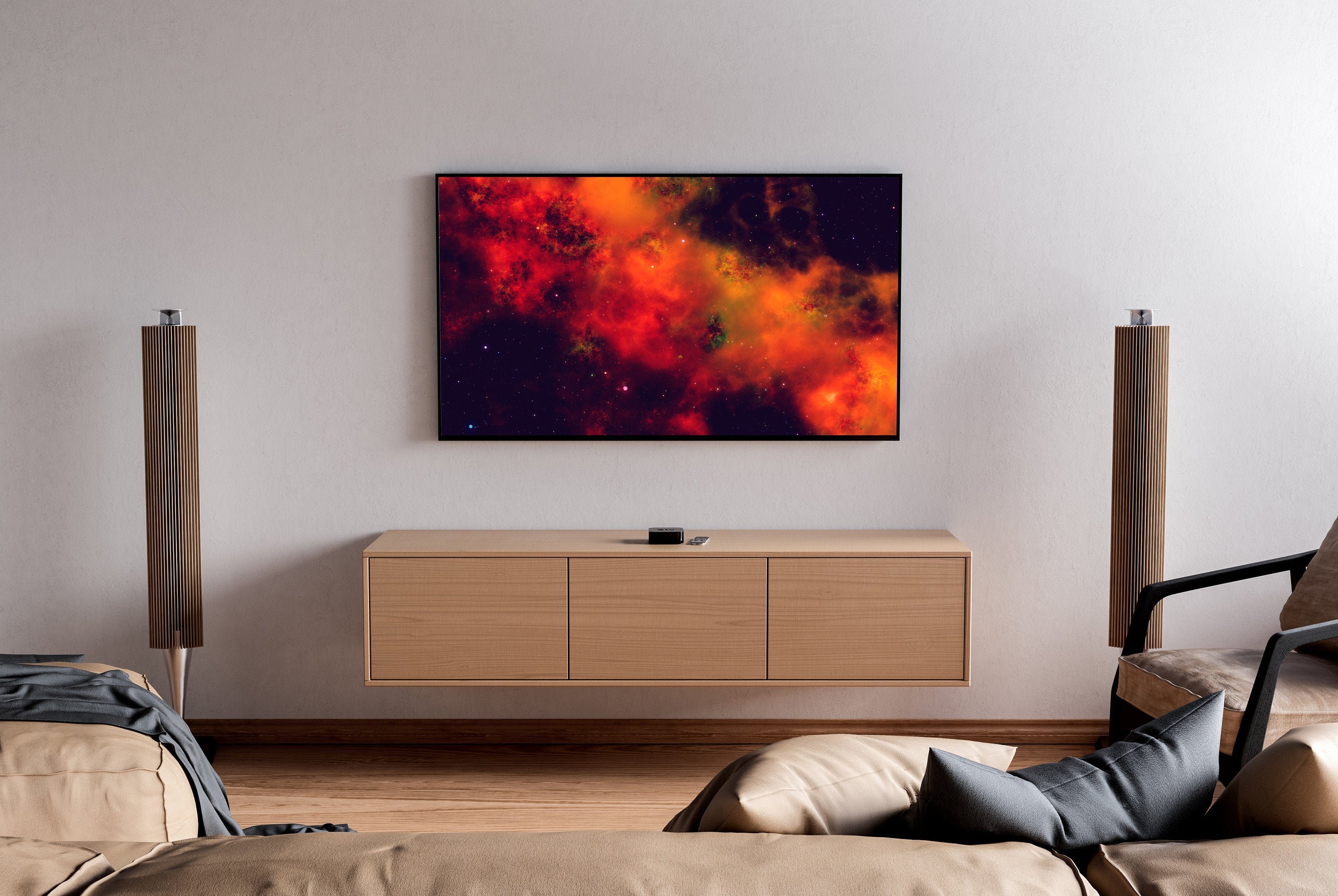 Samsung Frame TV Art TV Wall Art Watercolor Landscape Etsy