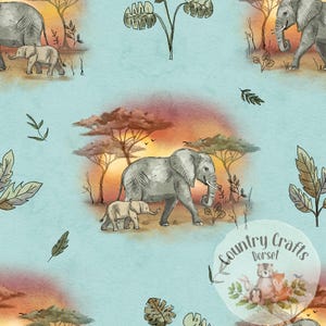 Elephants - Mint -  Short/Bummie Romper