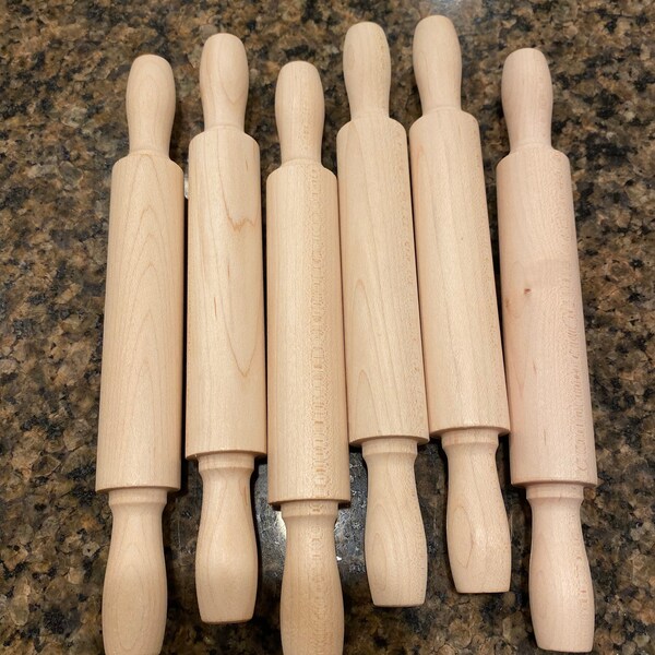 Unfinished Mini Rolling Pins Etsy