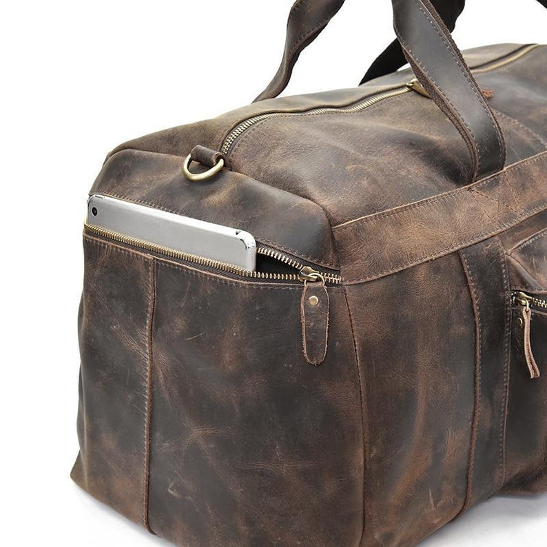 The Colden Duffle Bag Large Capacity Leather Weekender image 3