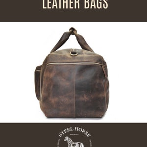 The Colden Duffle Bag Large Capacity Leather Weekender image 10