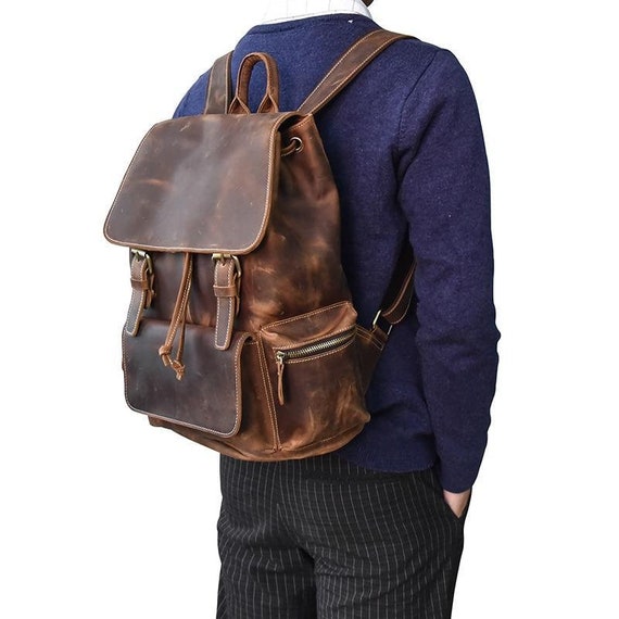 Steel Horse Leather The Hagen Backpack | Vintage Leather Backpack