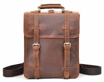 The Garth Backpack | Vintage Leather Backpack