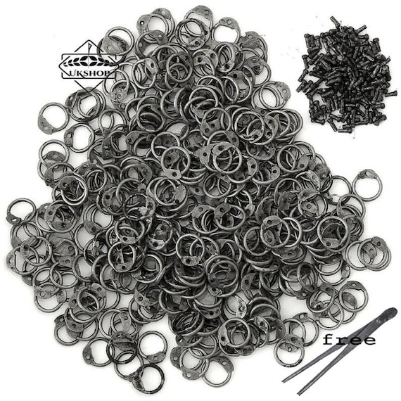 Round Rings With Round Rivets,6mm, 7mm ,8mm or 9mm,riveted Chainmail Rings,riveting  Tool Free, UKE-173 Valentine's Day -  Canada