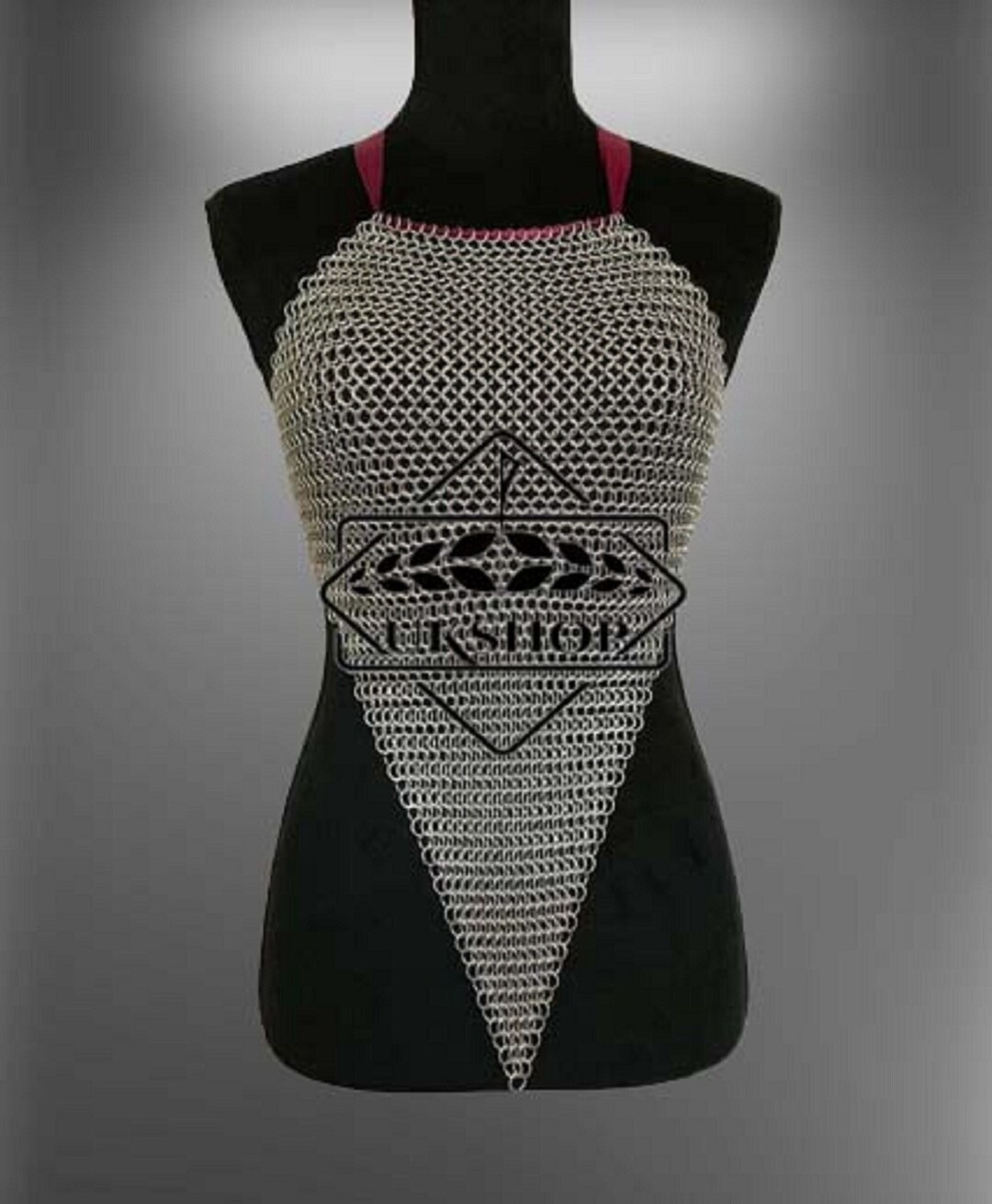 Aluminum Butted Chainmail Halter Top Viking Cloth D Cup Style Etsy
