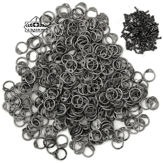My Armor Store - Loose Chainmail Rings - Flat Ring Wedge Riveted 9mm