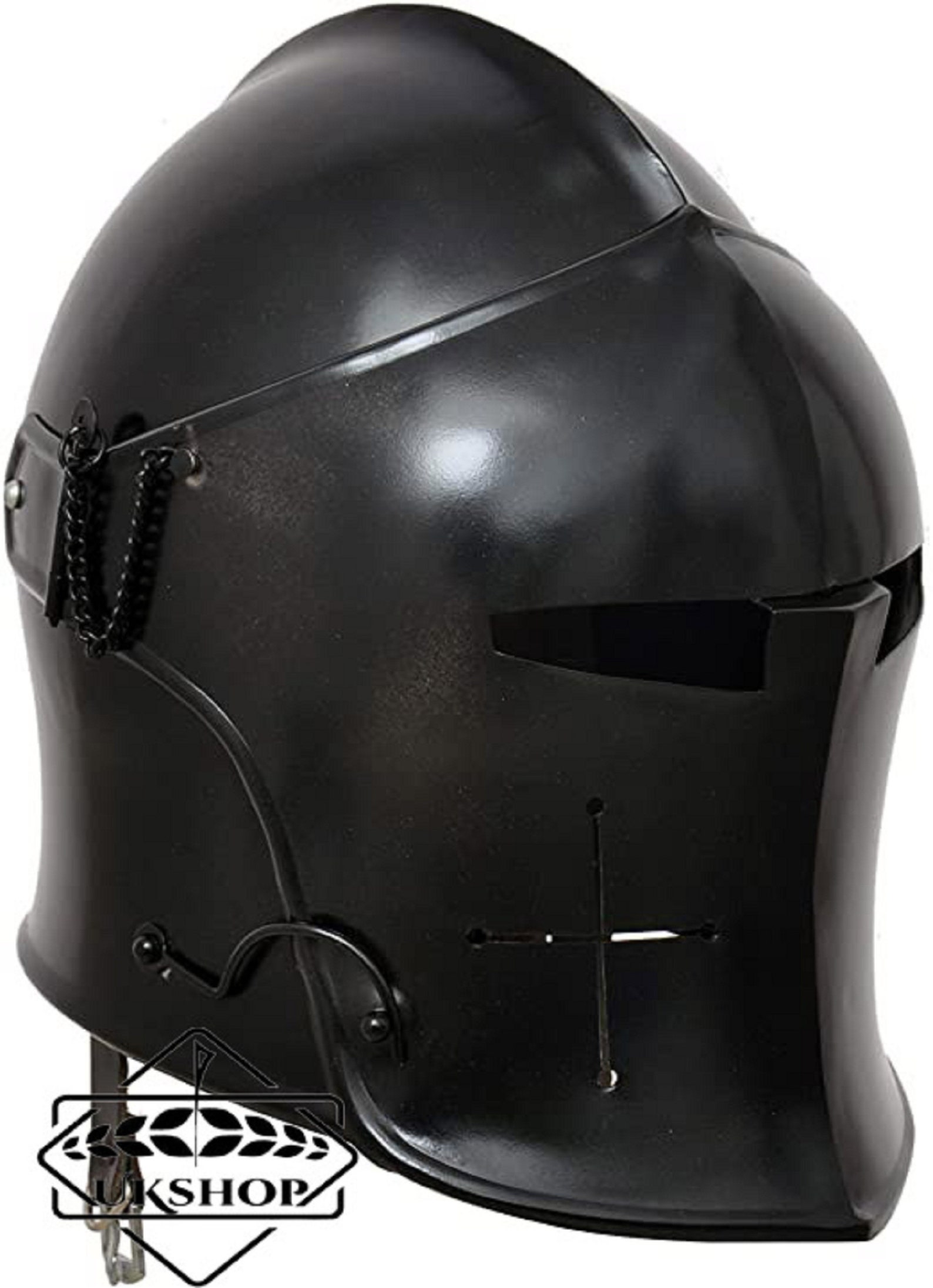 Medieval Barbute Helmet Knight Templar Crusader Armour Etsy
