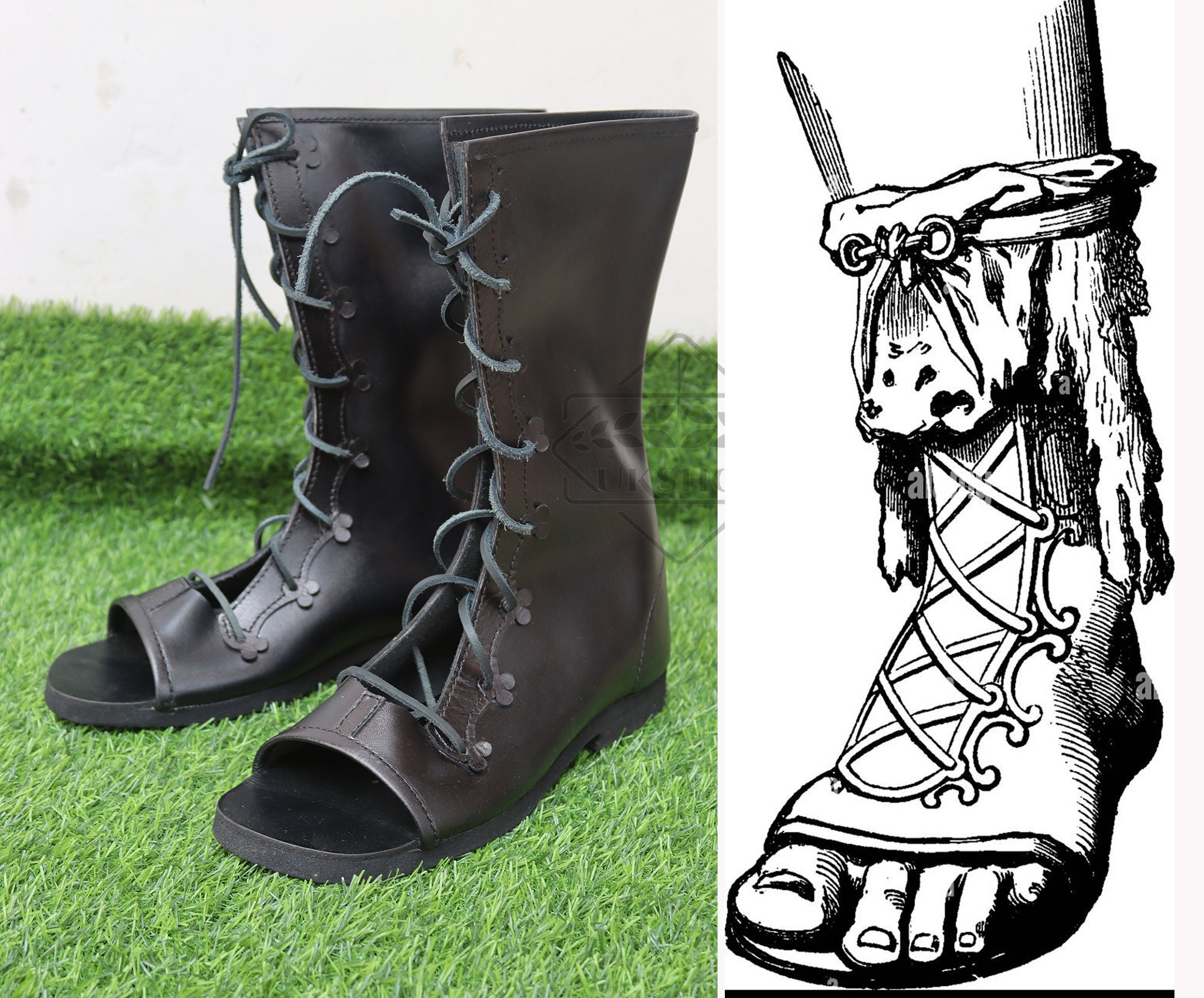 Roman hobnail cheap boots